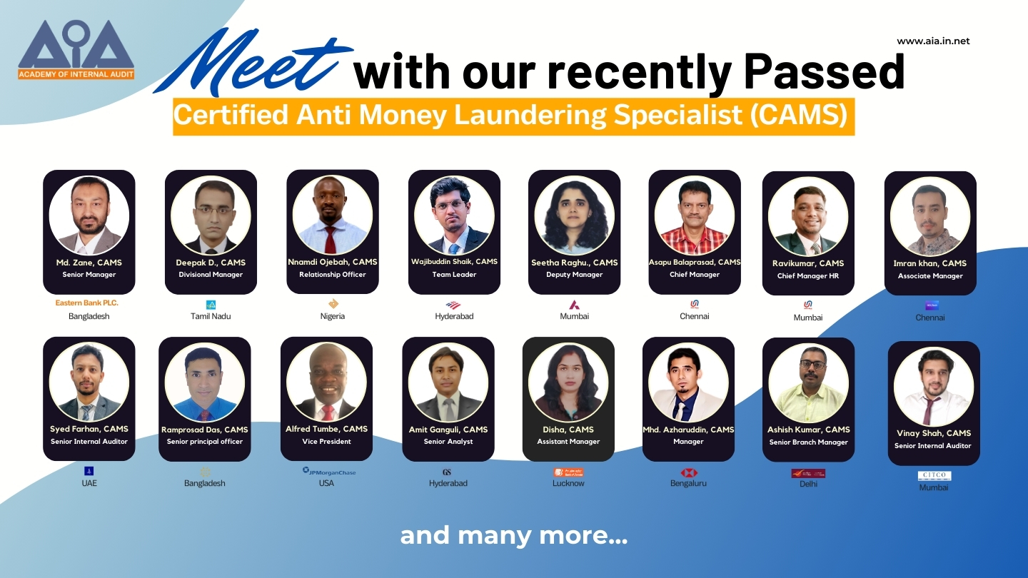 Join AiA CAMS LMS | Online Training and Certification Course